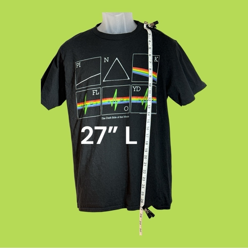 Pink Floyd Dark Side of the Moon Graphic Concert T-Shirt Black with Colors, S - Picture 2 of 6